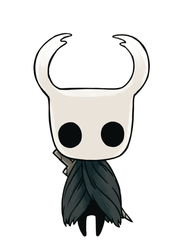 Hollow Knight Character Background Removal - Transparent PNG