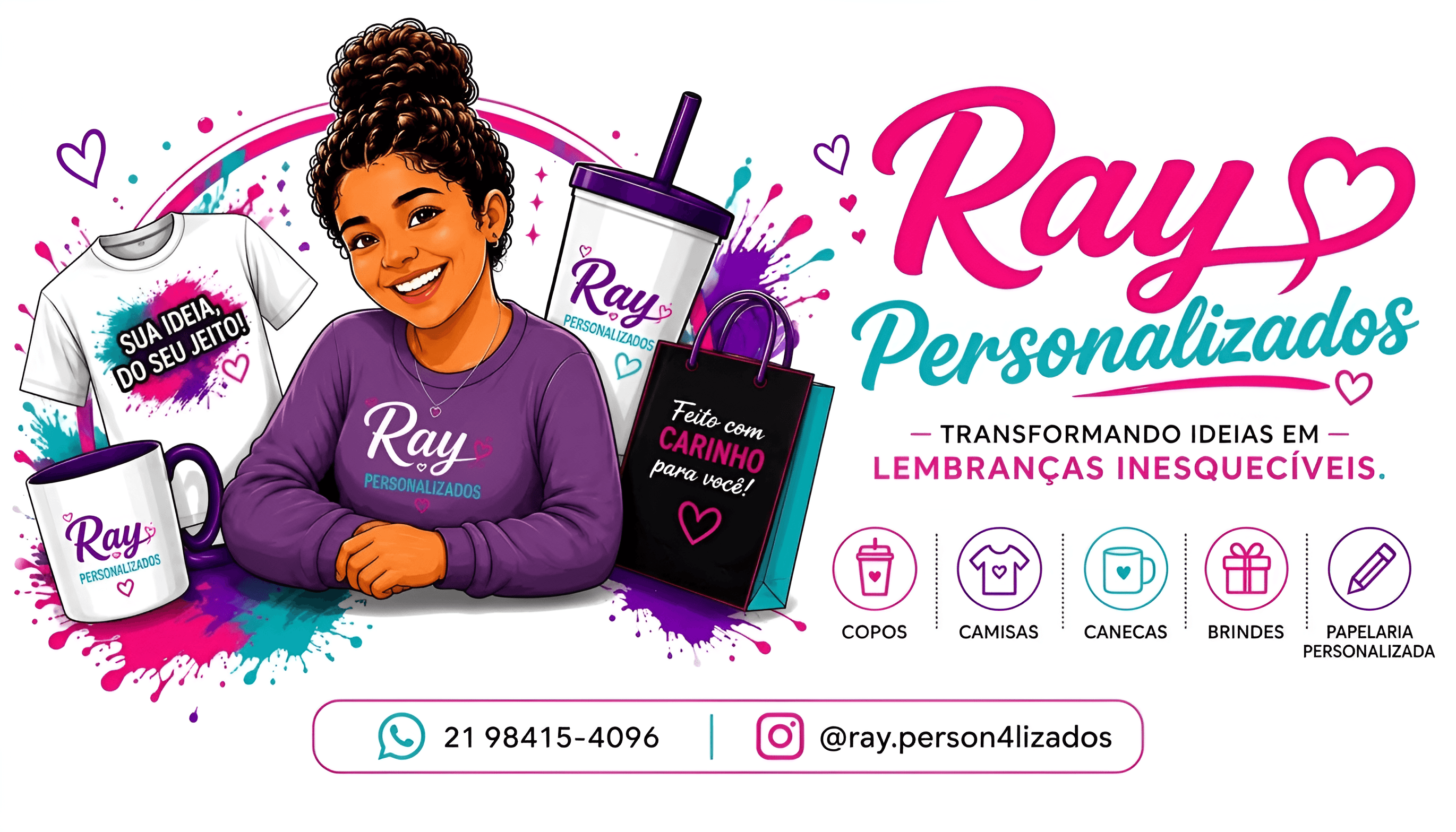 AI Image Enhancement for 'Ray Personalizados' Graphic | BgRemovit