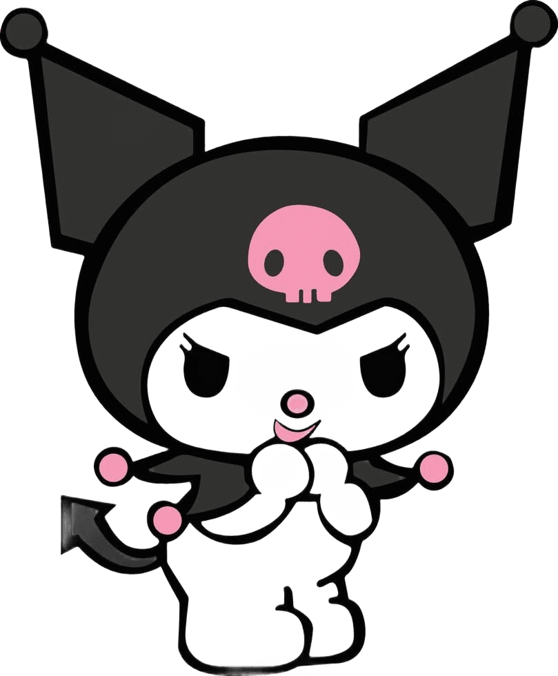 Flawless Kuromi Background Removal | Transparent PNG