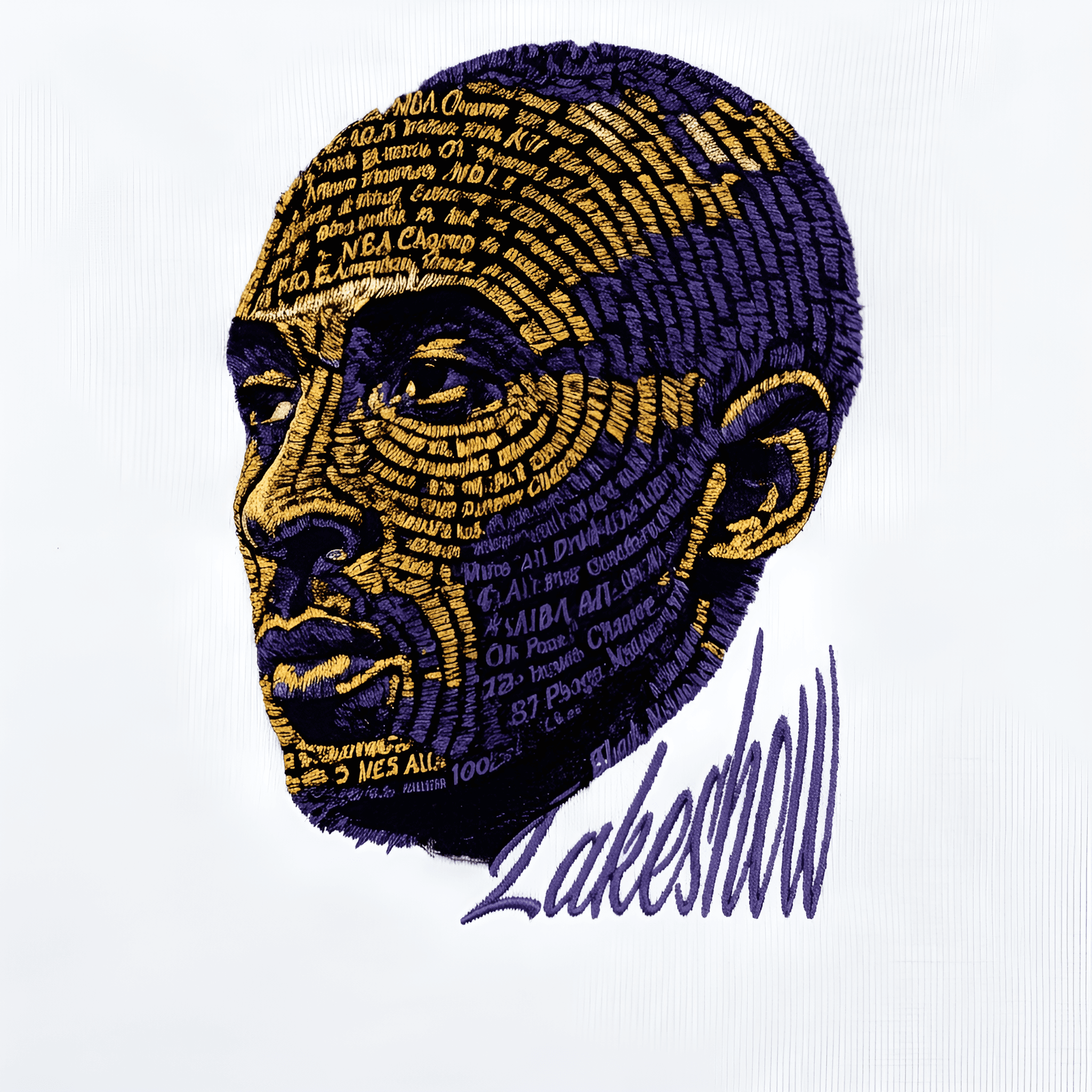 AI Image Enhancer: Text Art to Embroidered Patch
