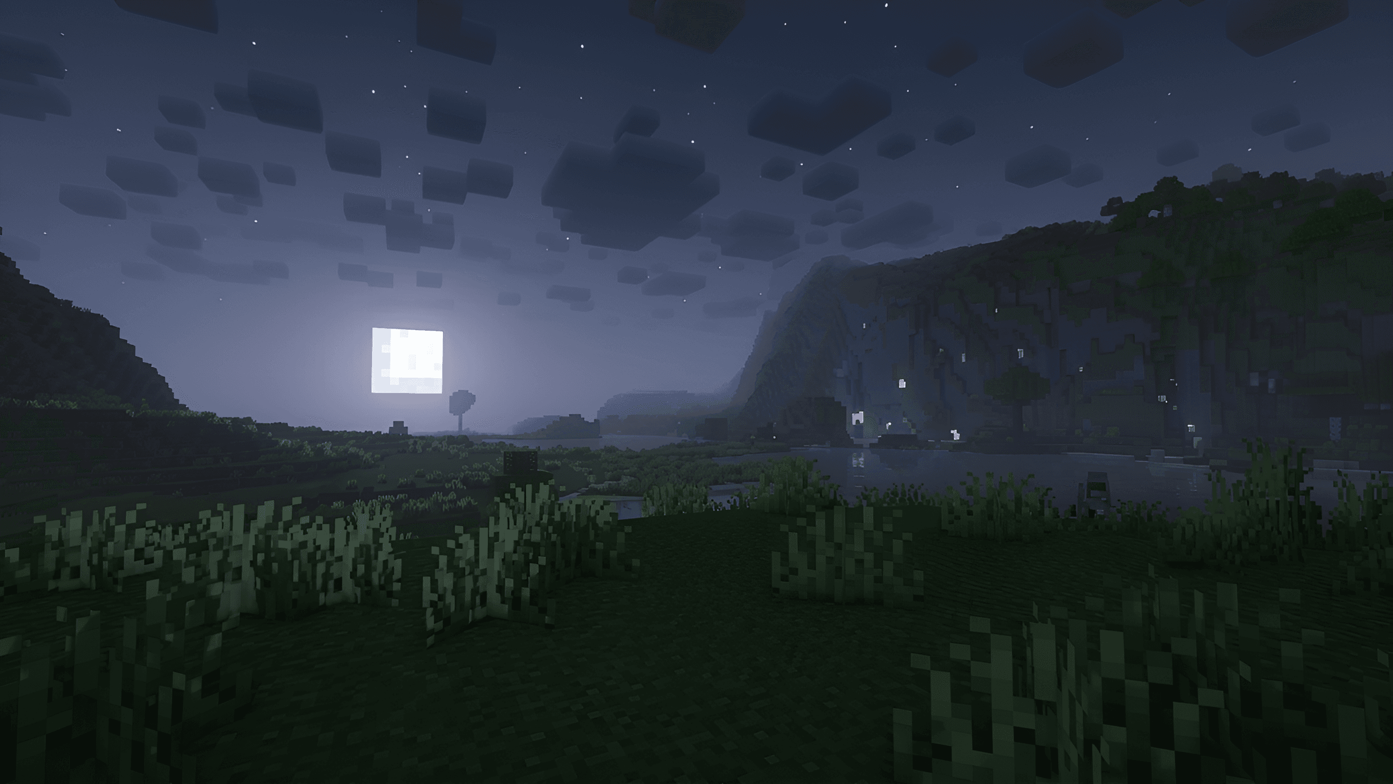 AI Upscaling for Minecraft Night Scenes | BgRemovit Image Enhancer