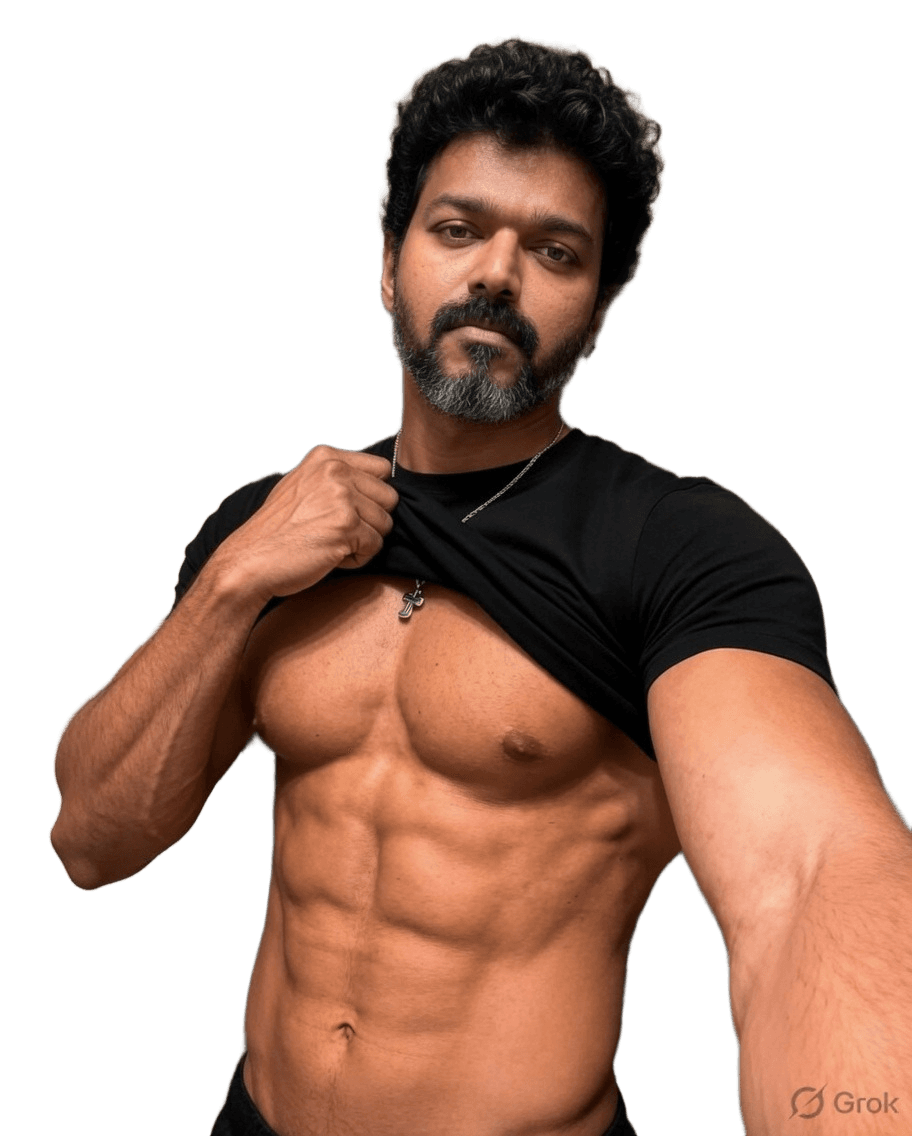 AI Background Removal: Flawless Muscle Man Portrait Cutout