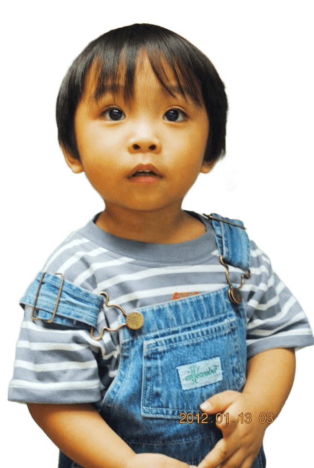 Remove Background from Child Portrait with Overalls | BgRemovit