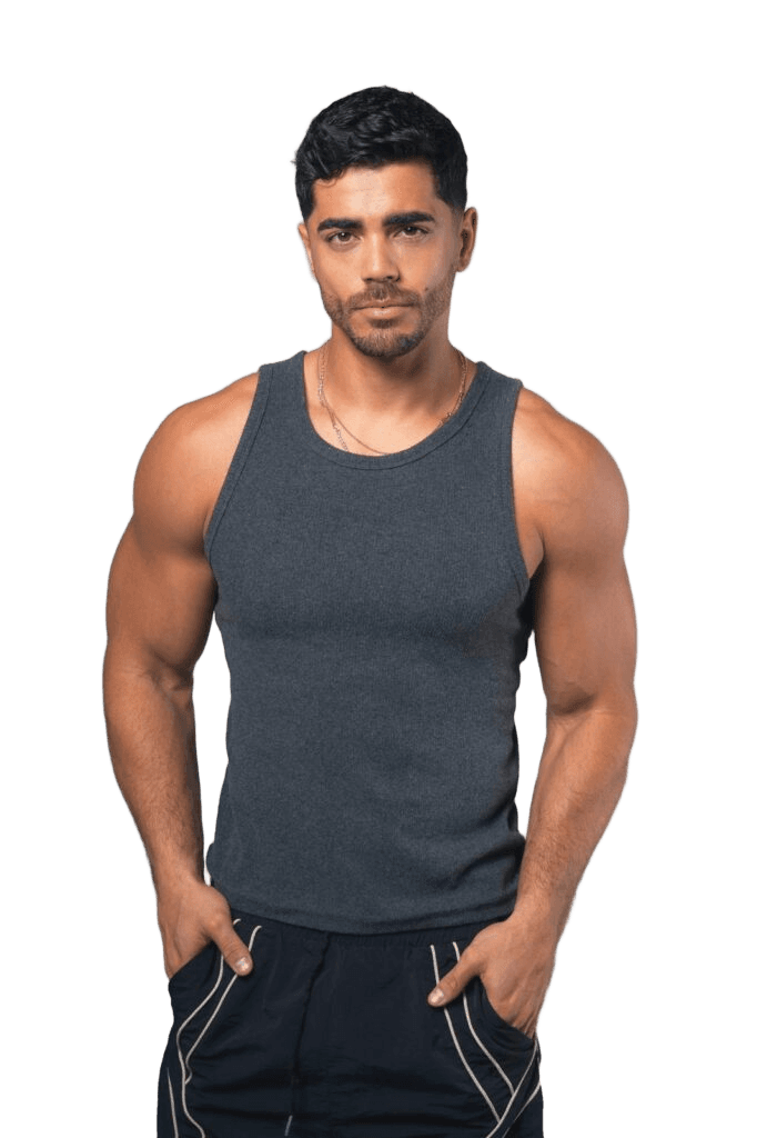 Remove Background from Man in Tank Top | BgRemovit AI