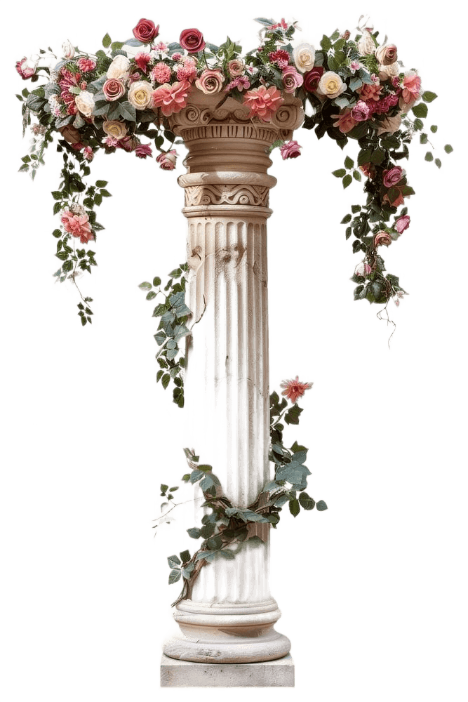 Instantly Isolate Intricate Floral Columns & Delicate Vines