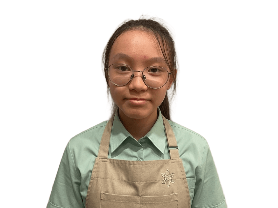 AI Background Removal: Person with Glasses & Apron | BgRemovit