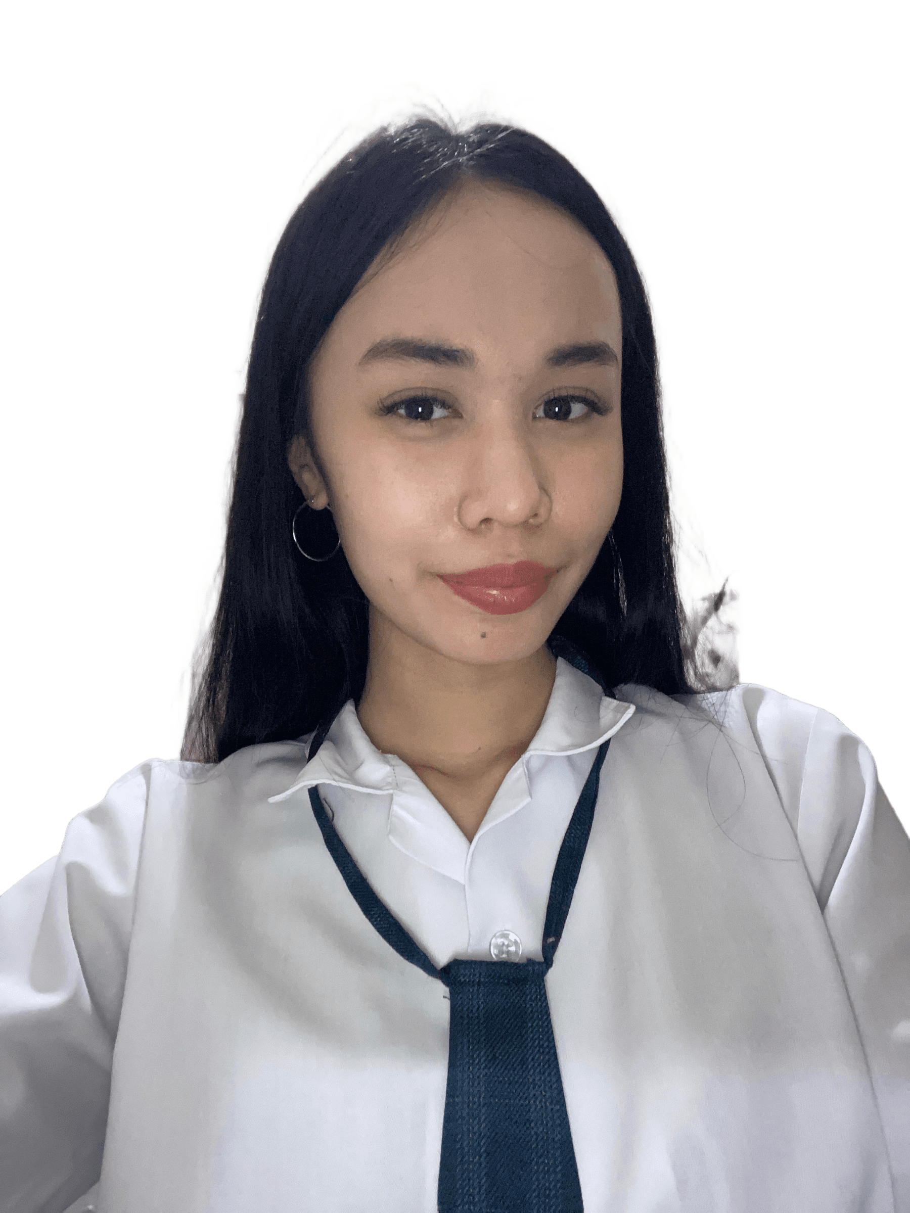 AI Background Removal for Portraits | Woman in White Shirt & Tie