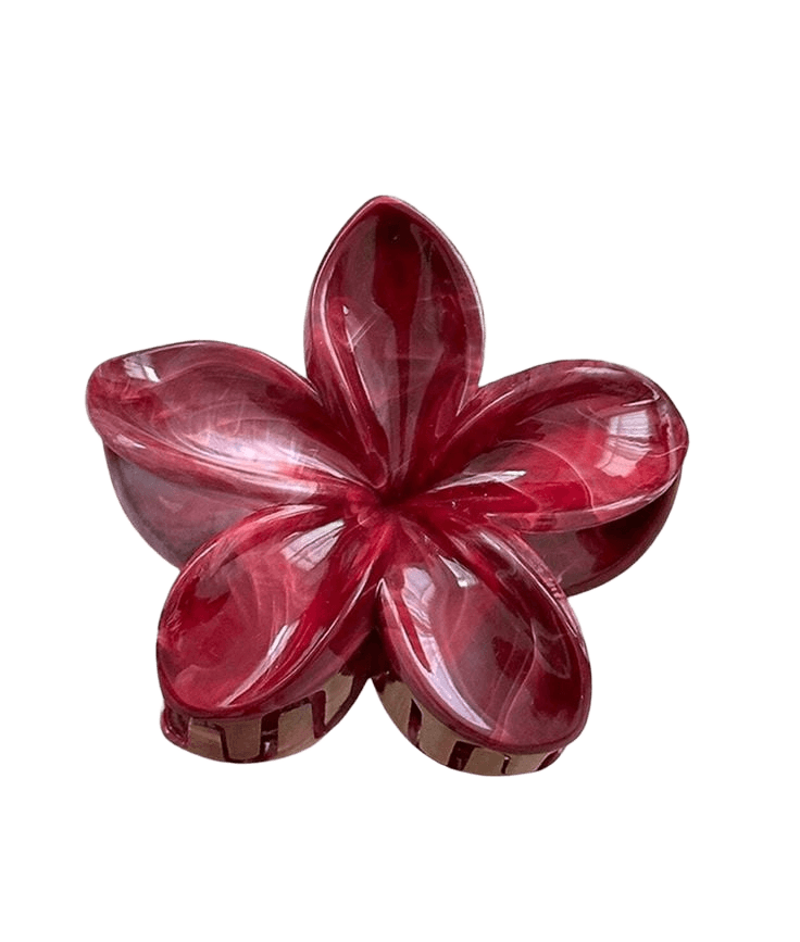 Red Floral Hair Clip Background Removal | BgRemovit AI