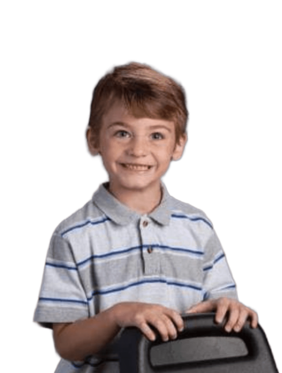 Flawless Background Removal for Studio Portrait of Smiling Boy