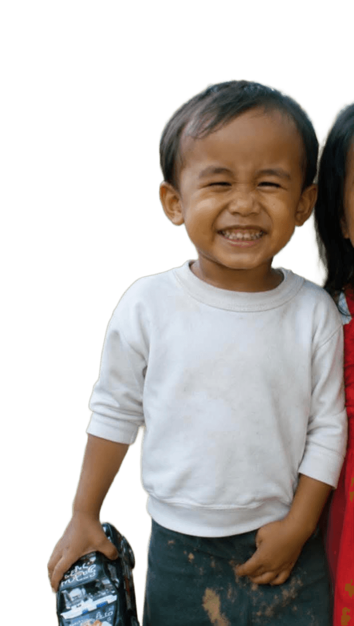 Remove Background from Child Photo with Toy | BgRemovit AI