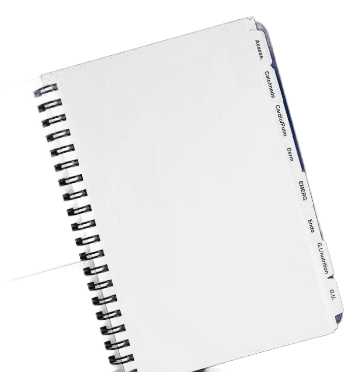 Perfectly Isolate Spiral Notebooks with Intricate Details