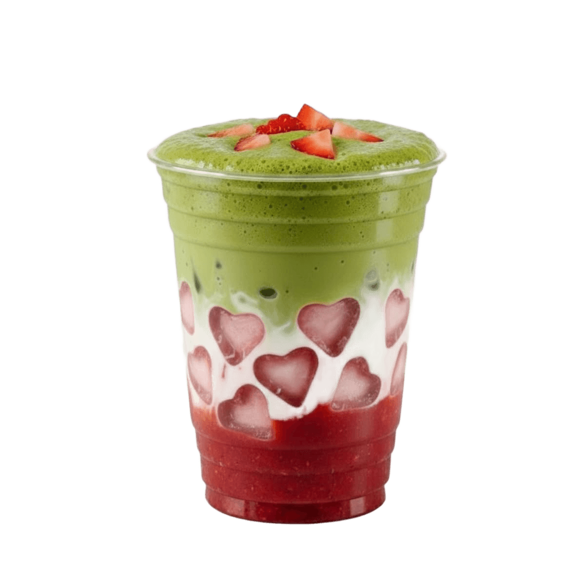 Remove Background from Strawberry Matcha Drink Image | BgRemovit