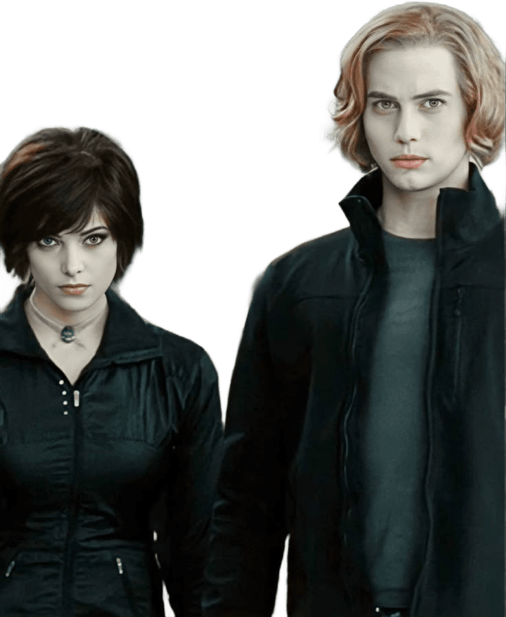 AI Background Removal for Two People in Dark Jackets