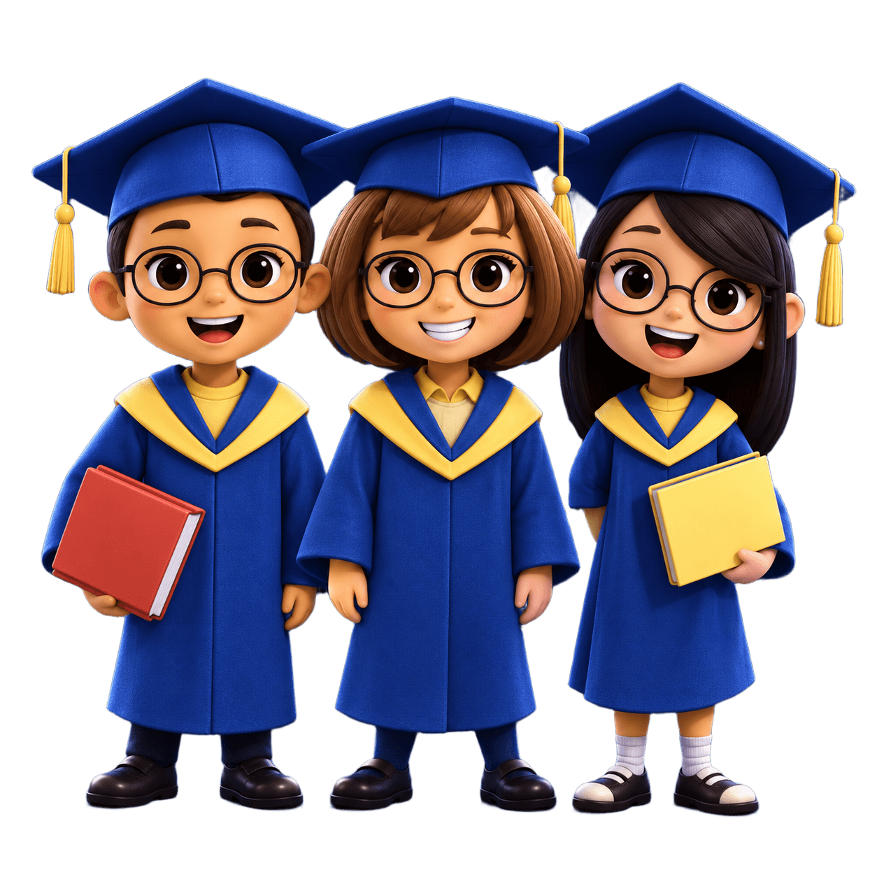 Remove Background from 3D Graduation Kids Image | BgRemovit