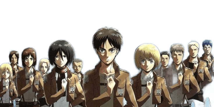 Transform Anime Scenes: Perfect Background Removal for Attack on Titan