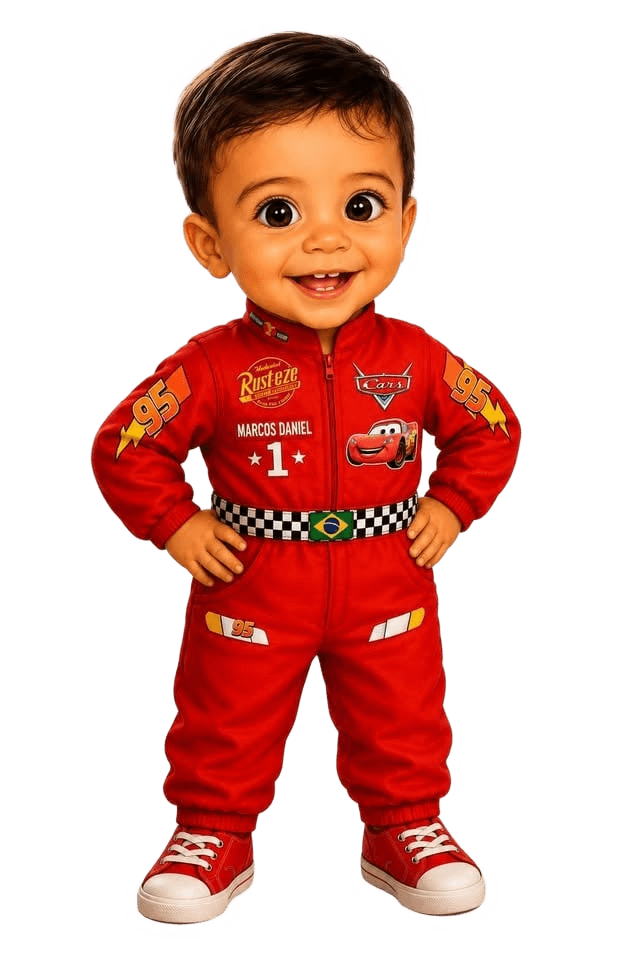 Remove Background from Baby Photo | Lightning McQueen Costume