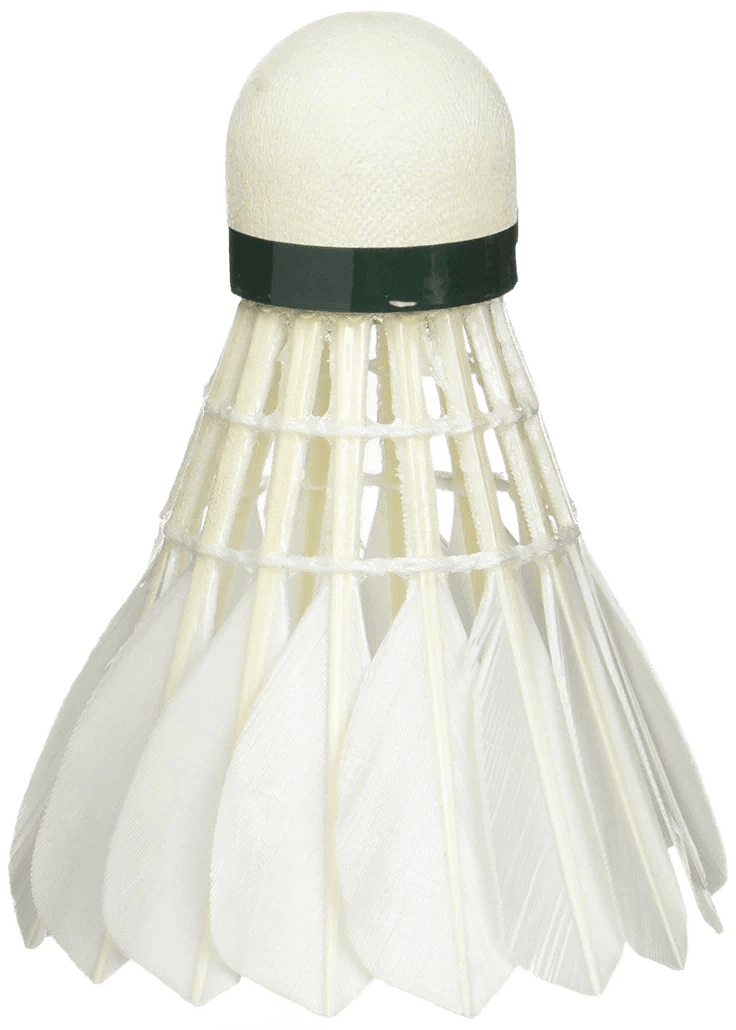 Perfect Background Removal: Badminton Shuttlecock on White