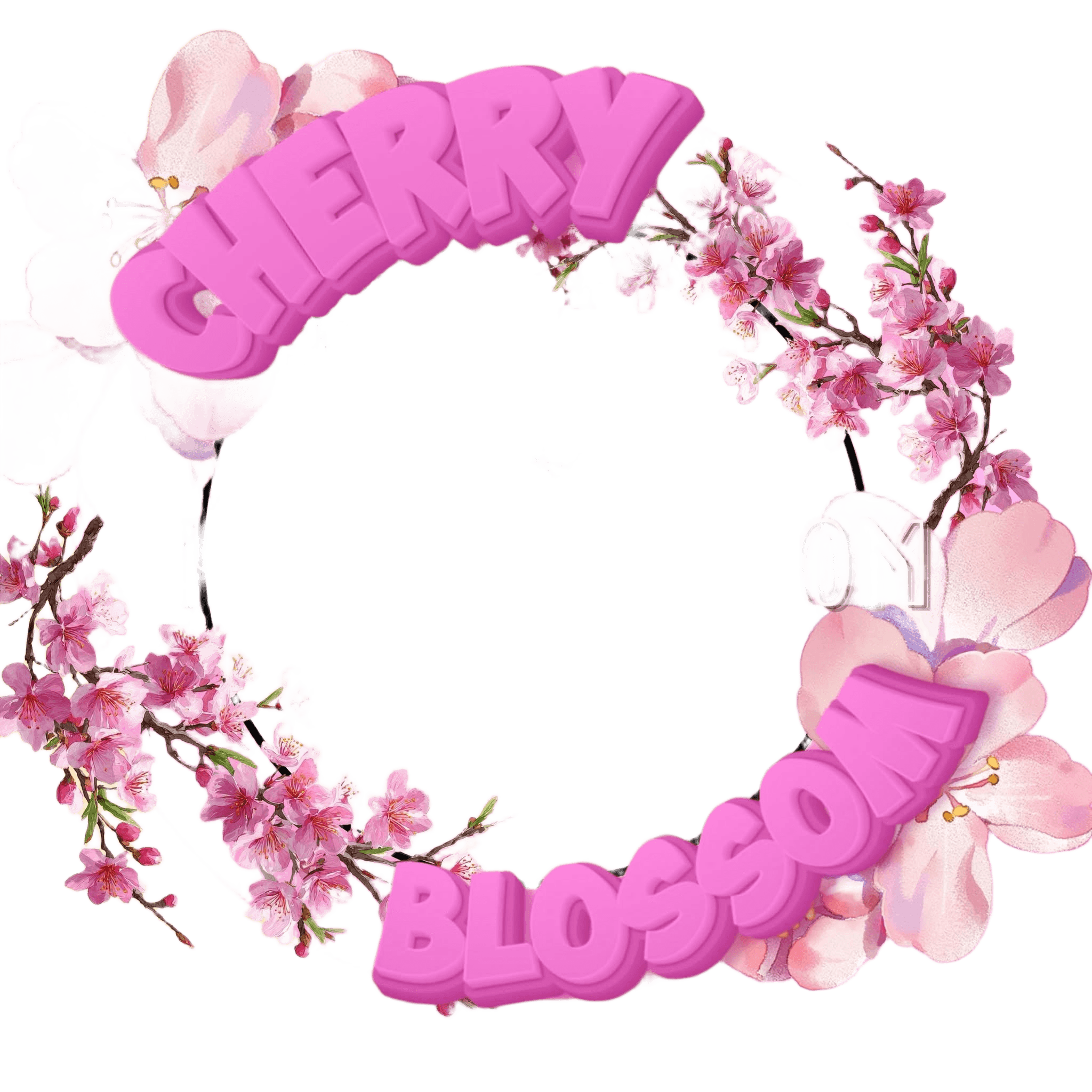 Flawless Transparency for Intricate Cherry Blossom Graphics