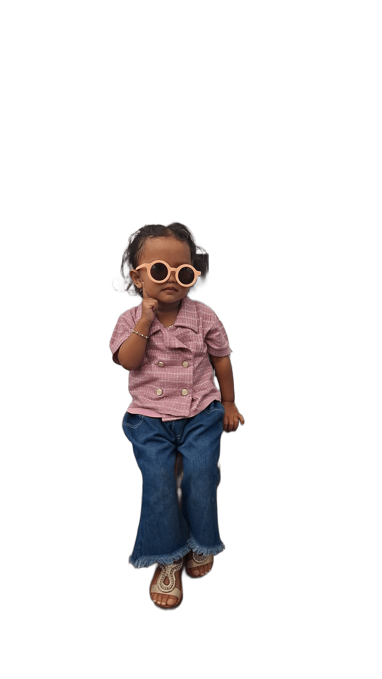 Remove Background from Child Photo with Sunglasses | BgRemovit AI