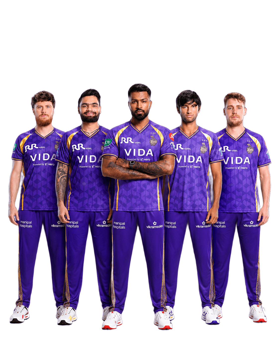 Flawless Background Removal for Professional Cricket Team Photos