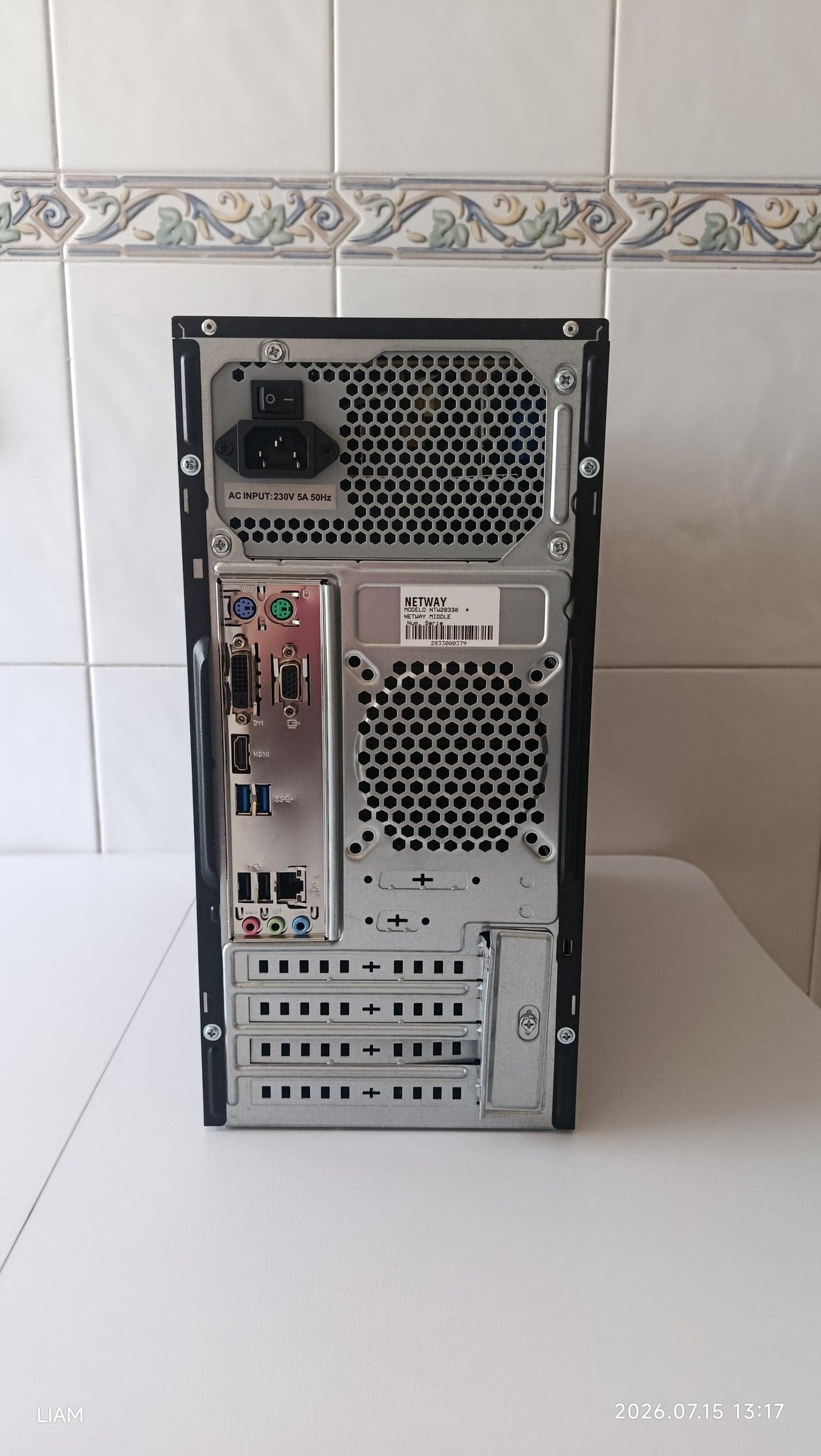 Before — original input