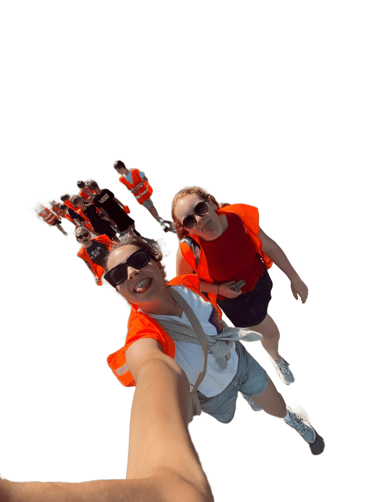 Flawless Background Removal for Complex Group Selfies