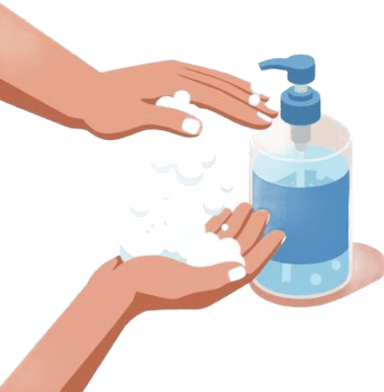 Remove Background from Hand Washing Illustration - BgRemovit AI