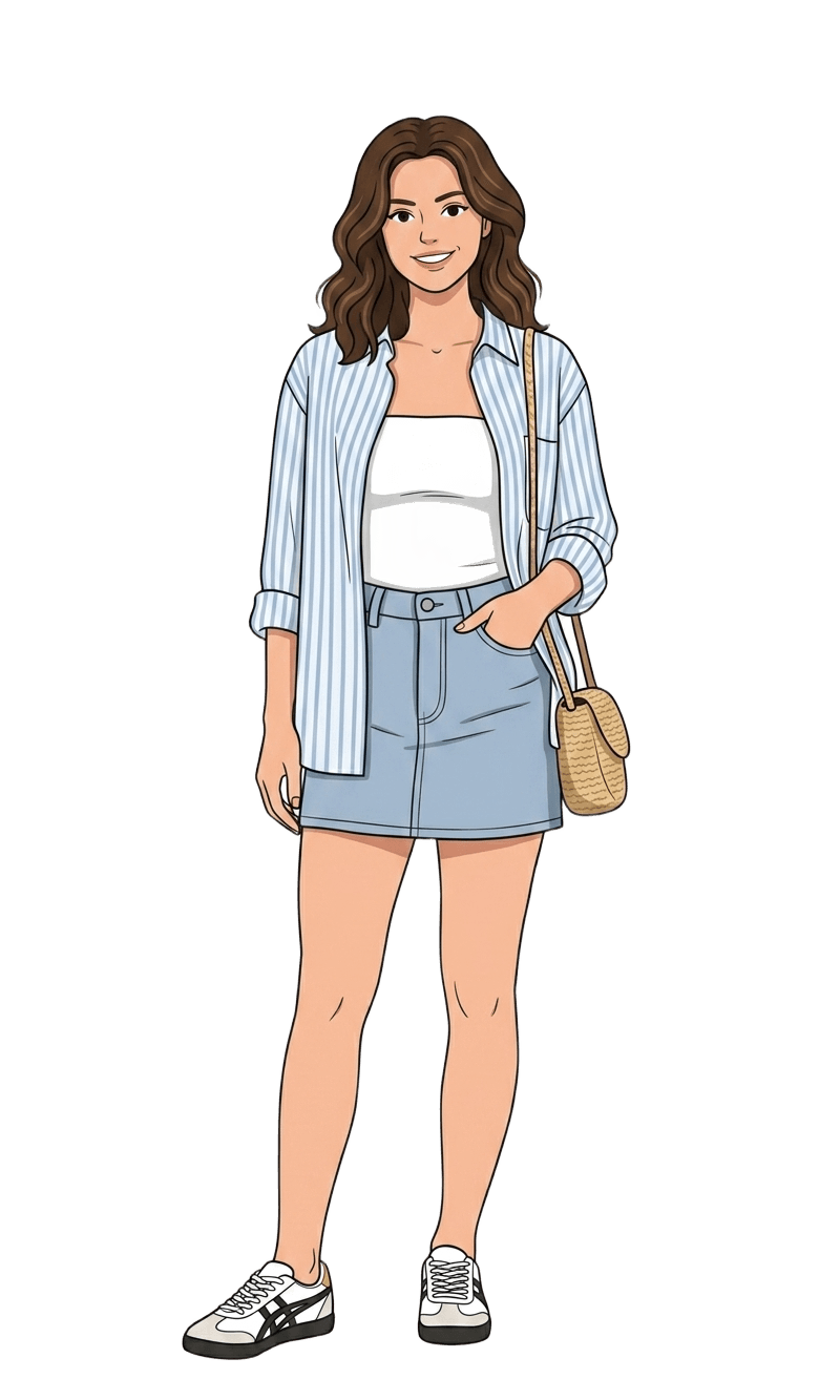 AI Background Removal for Illustrated Woman | BgRemovit