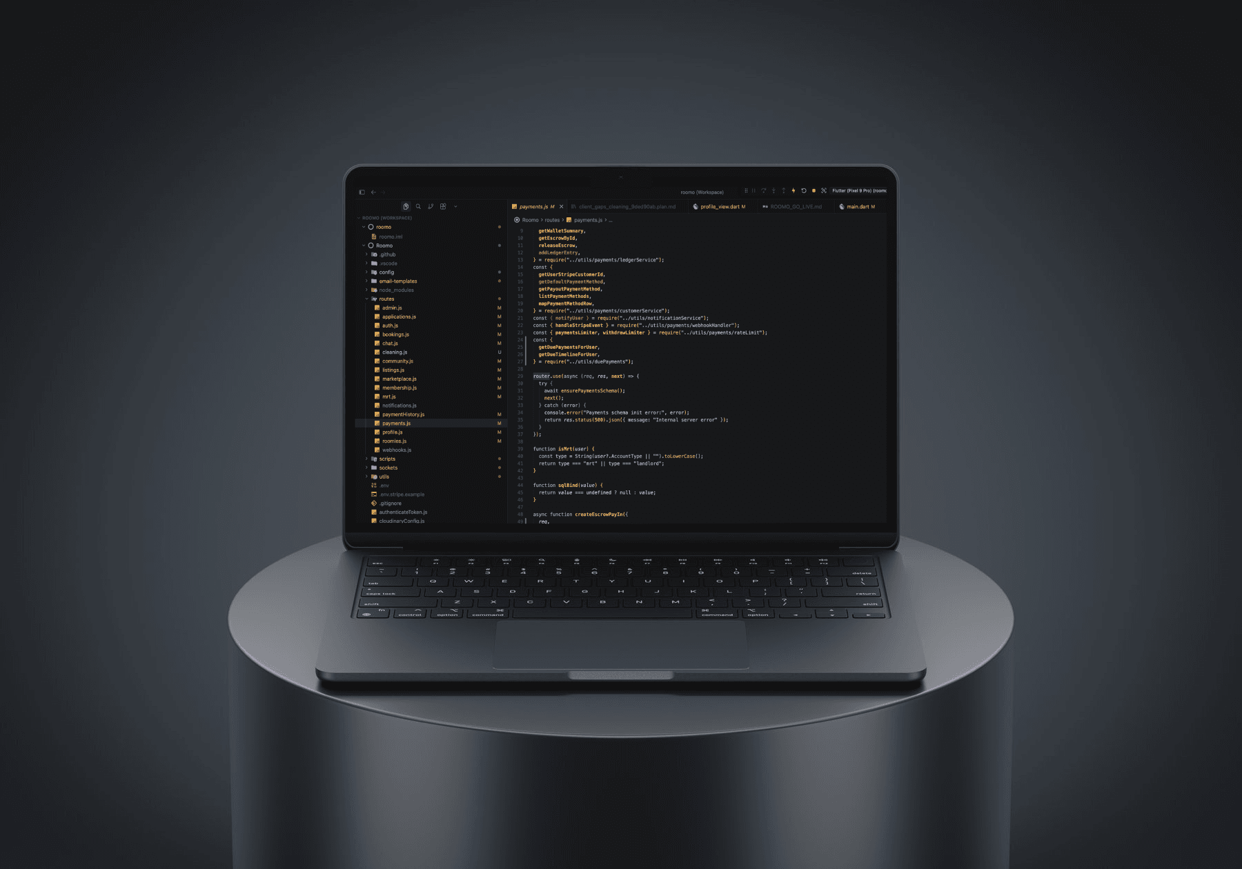 Before — original input