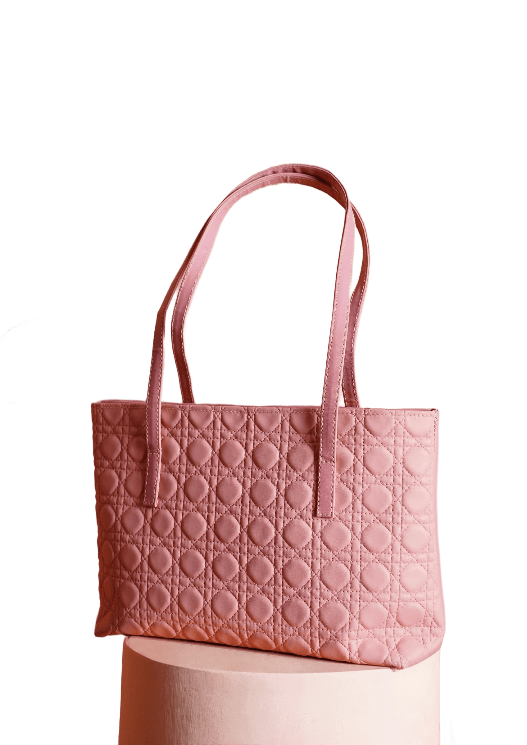 Transform Product Photos: Quilted Handbag Background Removed with AI