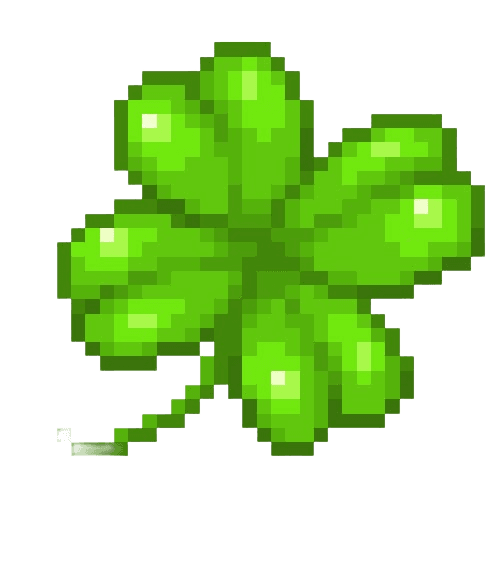 Remove Background from Pixel Art Clover | BgRemovit AI