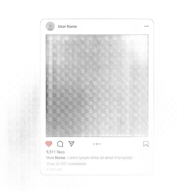 Remove Background from Social Media Post Template | BgRemovit