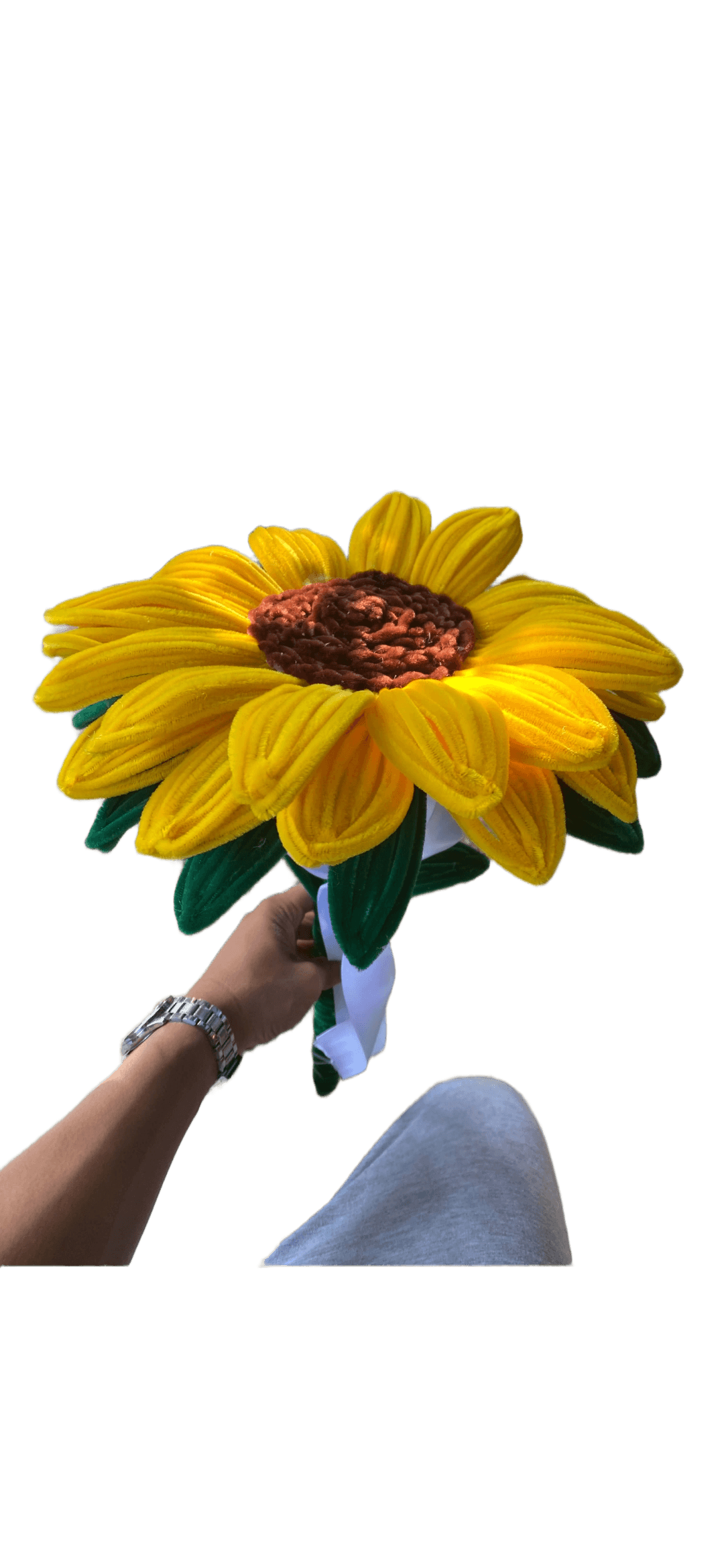 Remove Background from Sunflower Bouquet Image | BgRemovit AI