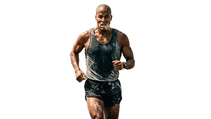 Flawless Background Removal: Sweaty Runner on Dusty Road | BgRemovit