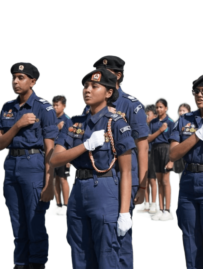 Flawless AI Background Removal for Uniformed Formations