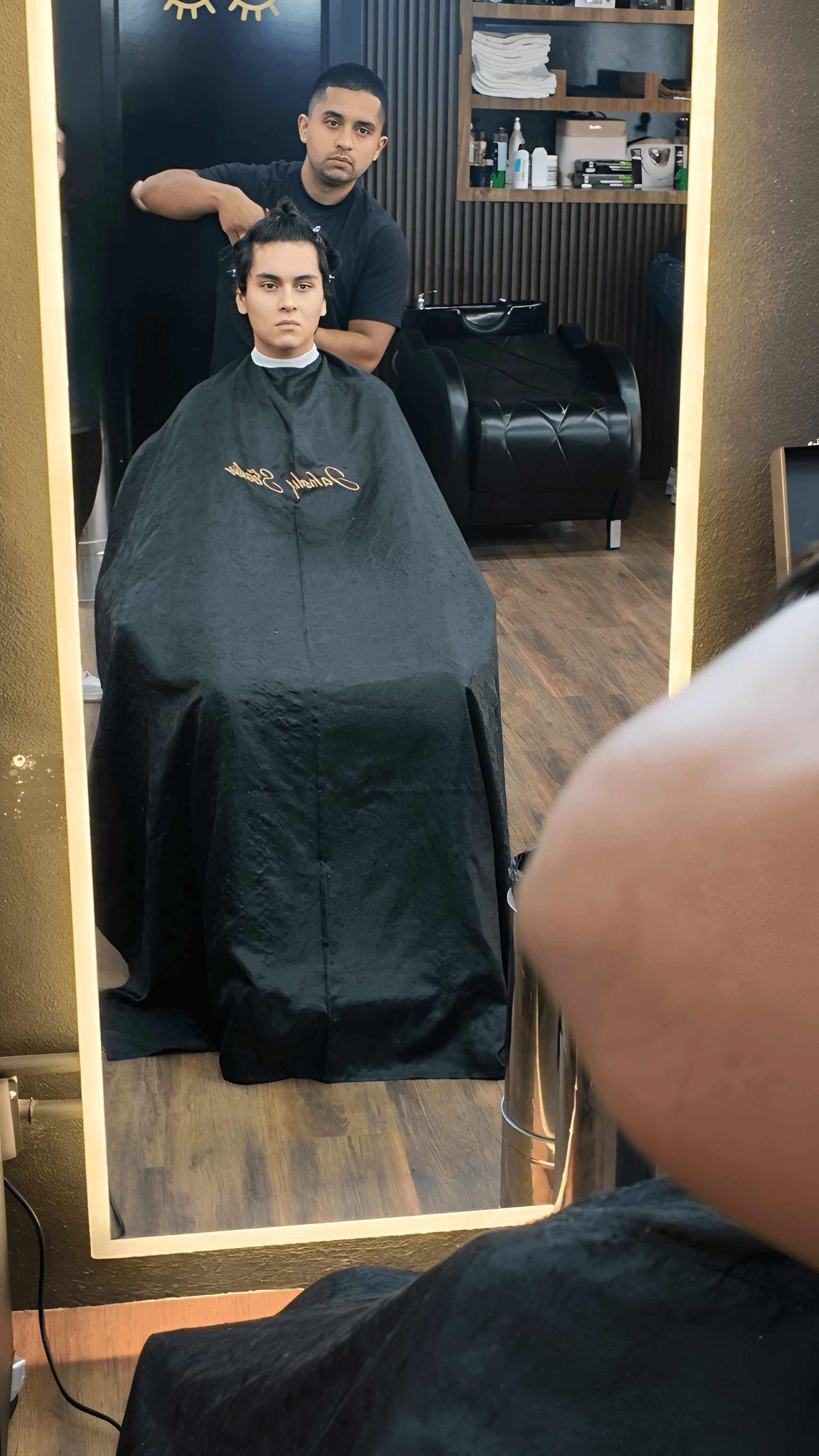 Sharpen Barber Shop Photo | AI Image Enhancer for Salon Mirrors