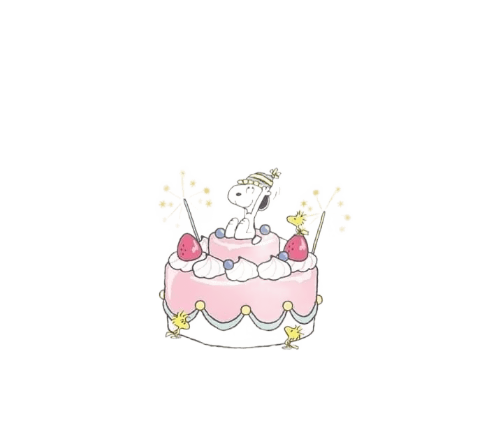Remove Background from Snoopy Birthday Cake Image | BgRemovit