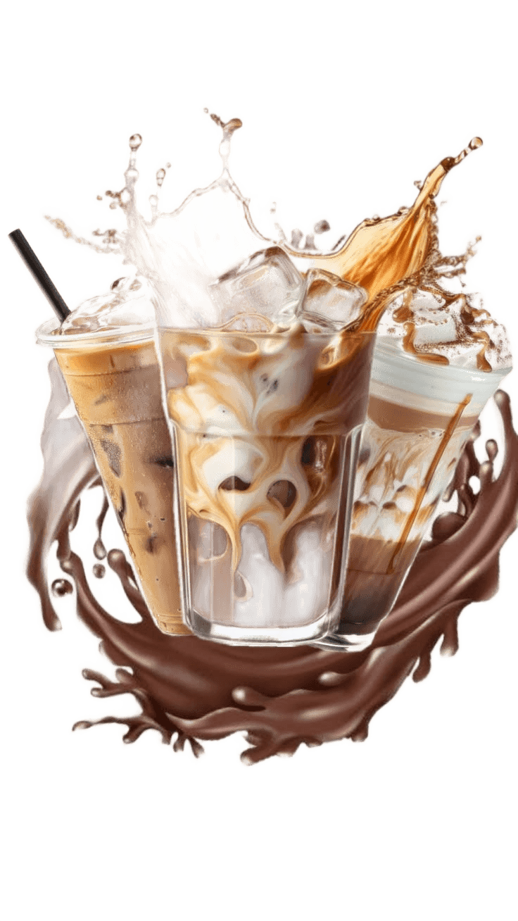 Remove Background from Coffee Drinks with Splashes | BgRemovit