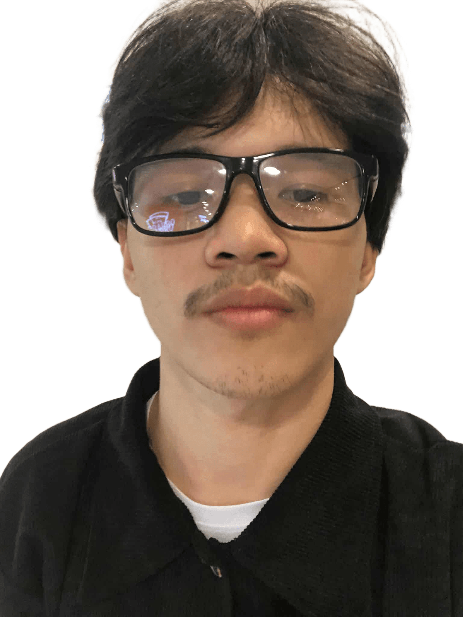 Remove Background from Male Portrait with Glasses | BgRemovit AI