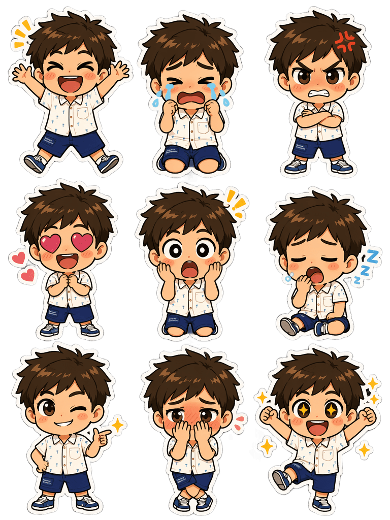 Perfect Cutouts for Cartoon Stickers & Emotes