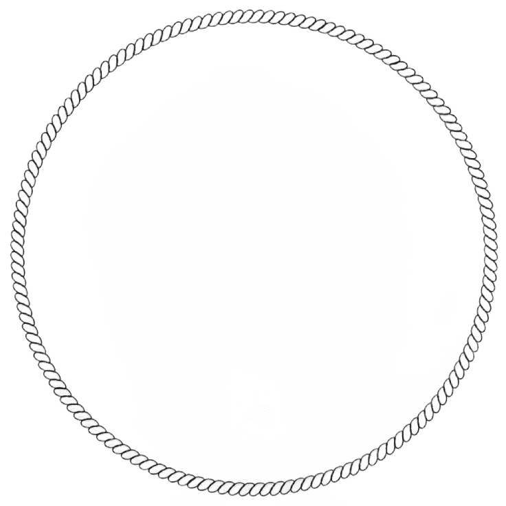 Remove Background from Circular Rope Frame Graphic | BgRemovit