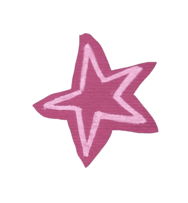 Remove Background from Hand-Drawn Pink Star | BgRemovit
