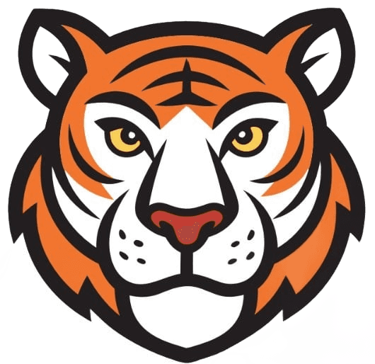 Transparent Background Removal for Tiger Head Logo | BgRemovit