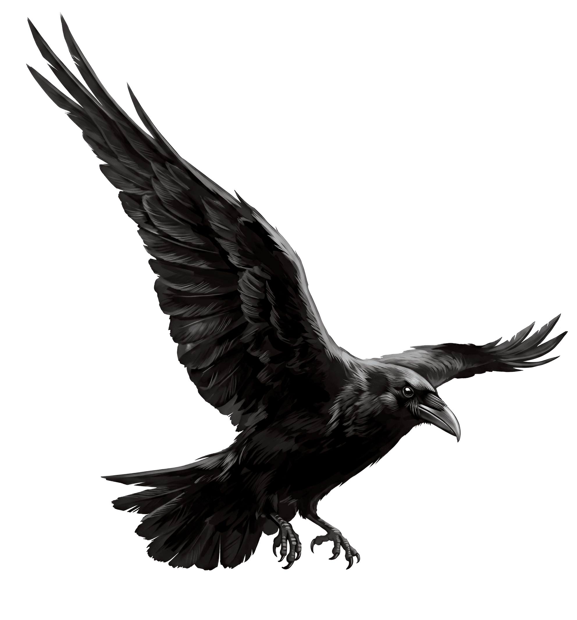 Witness the AI Magic: Blurry Raven Transformed into a High-Detail Masterpiece