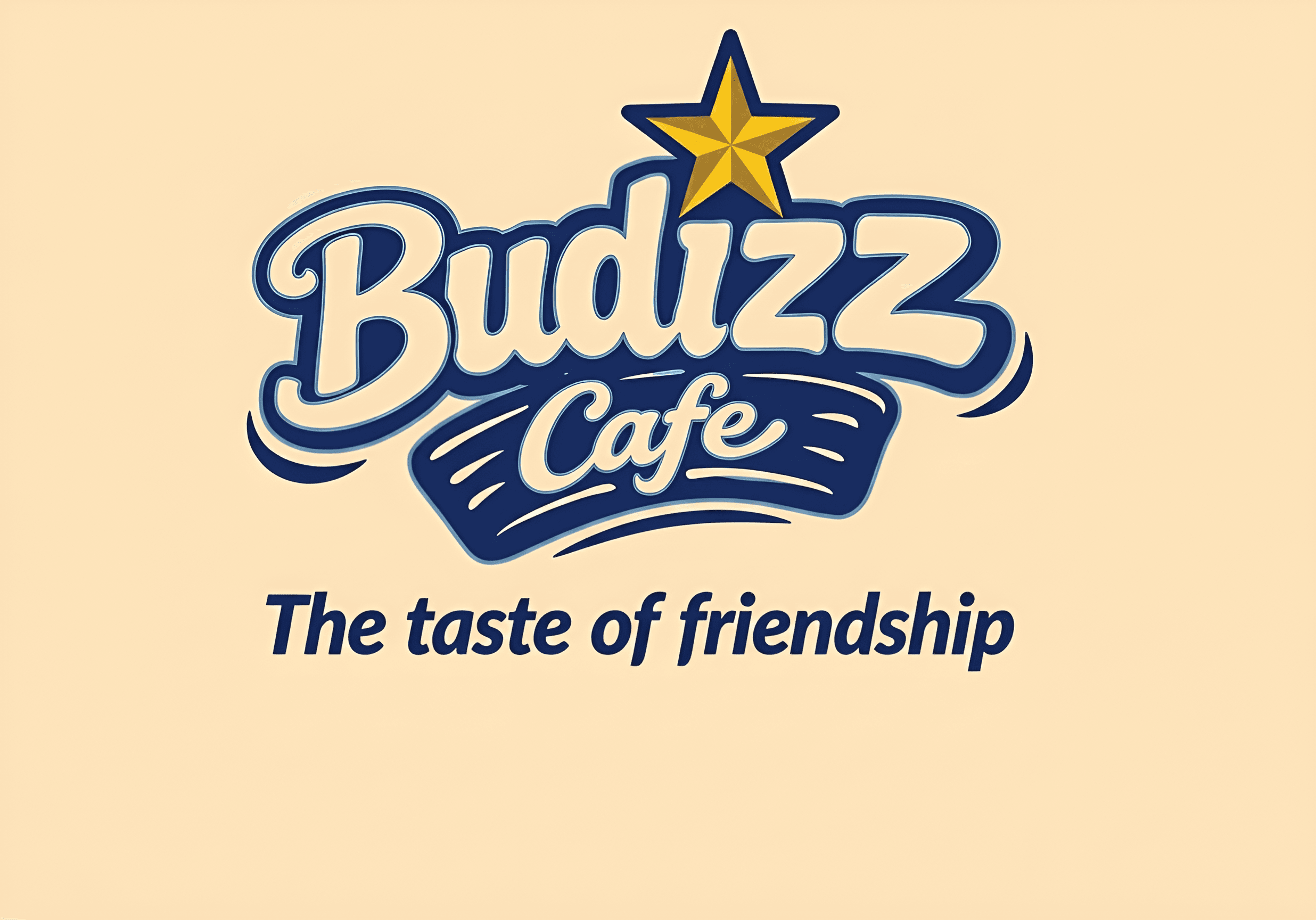 Upscale Budizz Cafe Logo | AI Image Enhancer for Crisp Branding