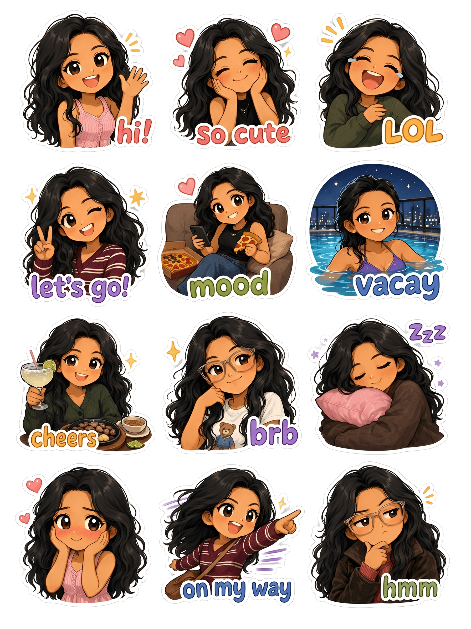 AI Upscale Cartoon Character Stickers | BgRemovit Image Enhancer