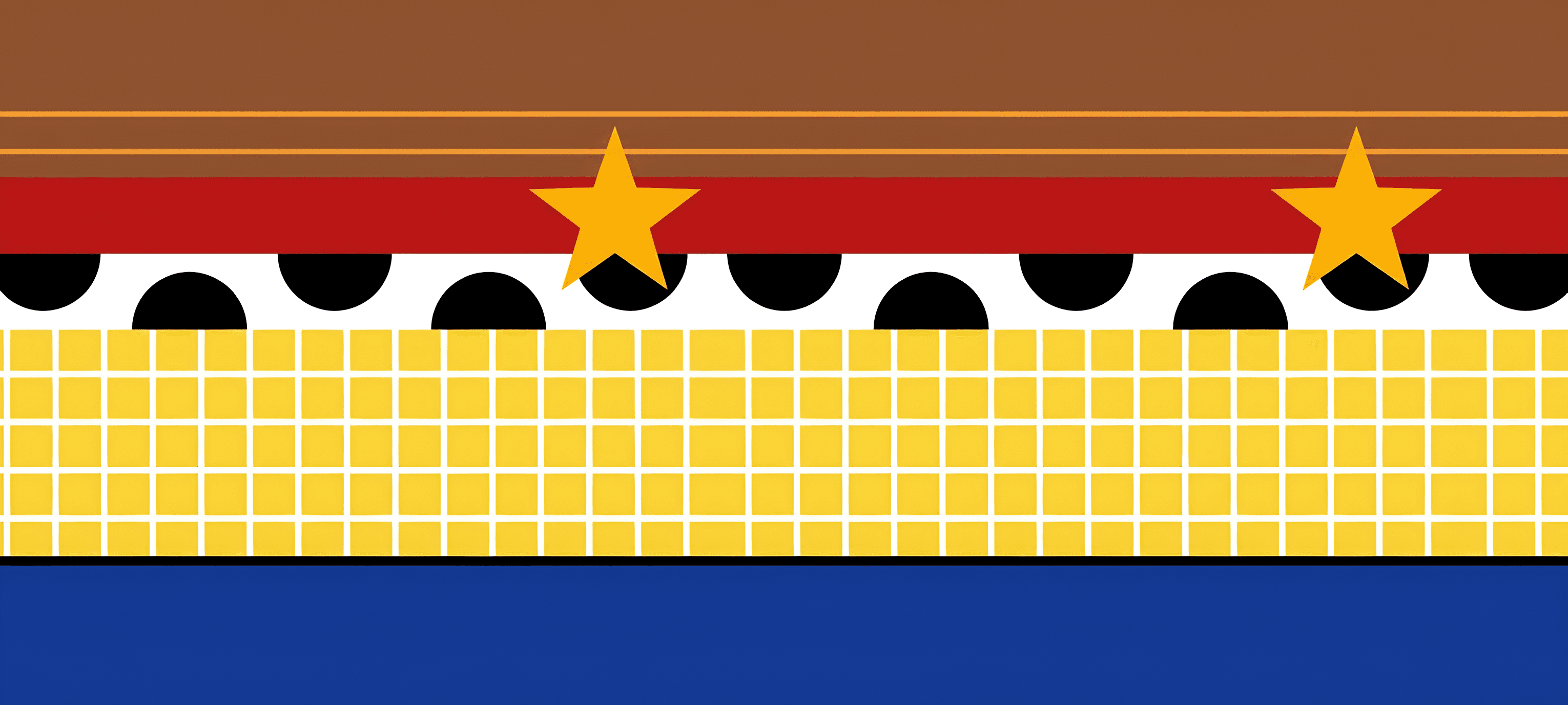 Upscale Cartoon Pattern with Stars & Grid | AI Image Enhancer