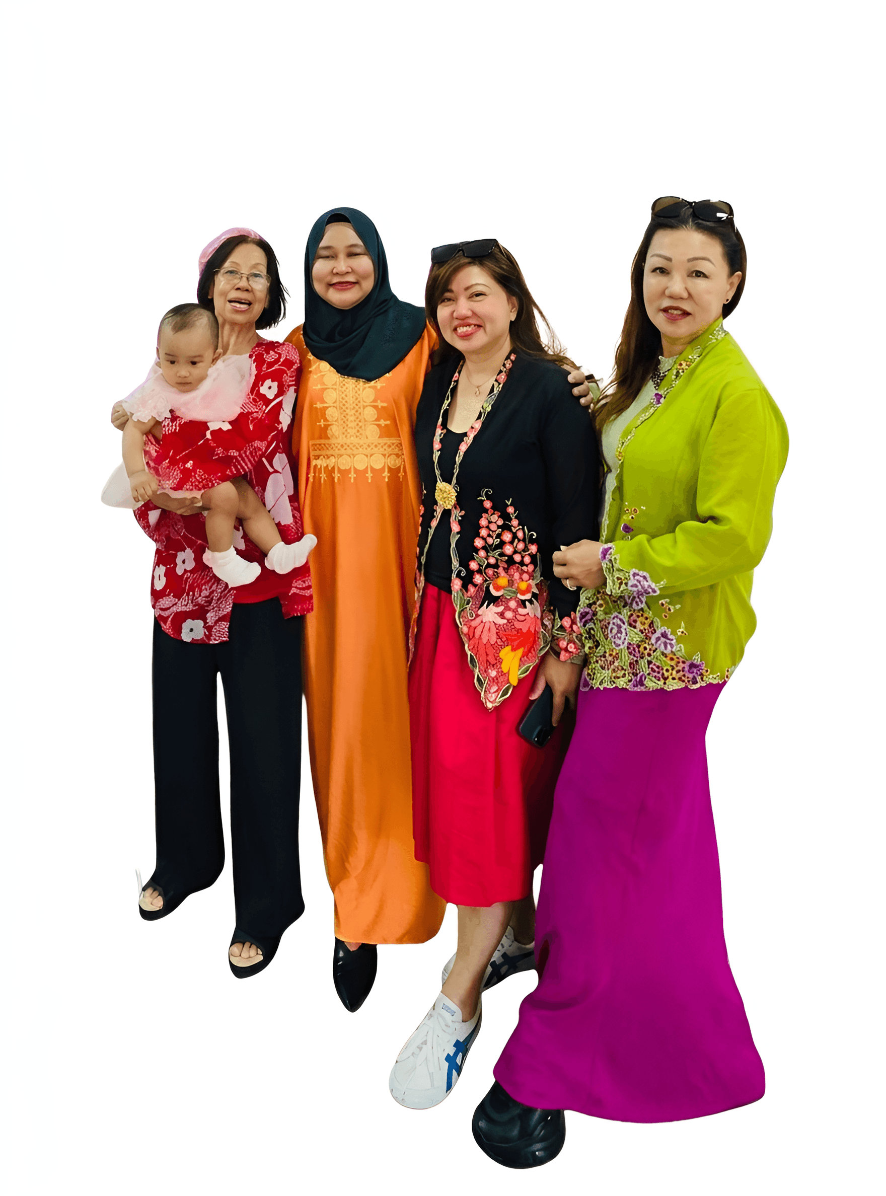 Enhance Family Group Photo Detail | BgRemovit AI Upscaler