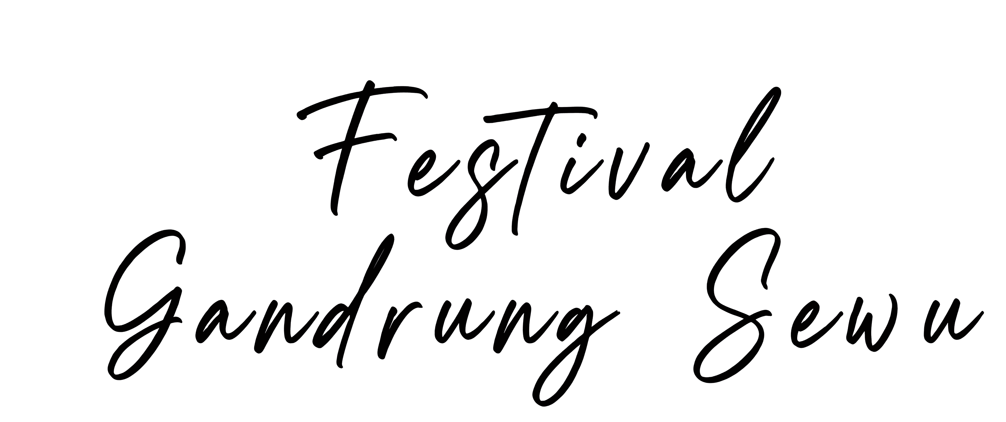 Upscale Festival Gandrung Sewu Text Logo | BgRemovit Image Enhancer