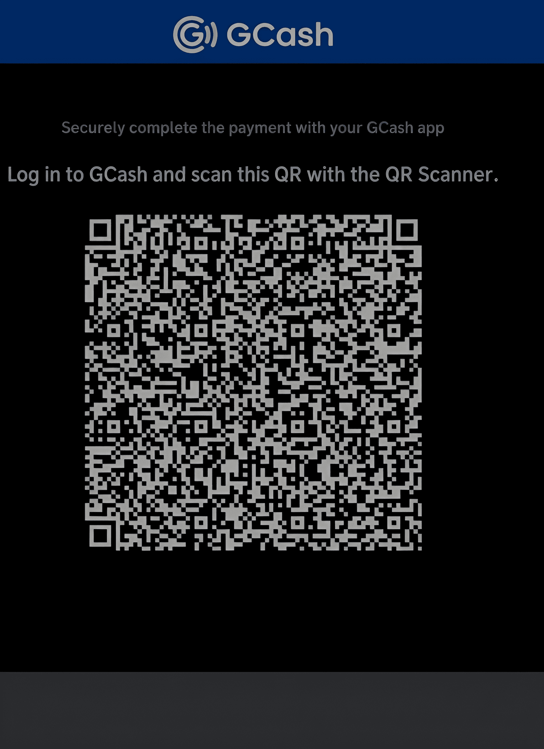 Upscale GCash QR Code Payment Screen for Clarity | BgRemovit